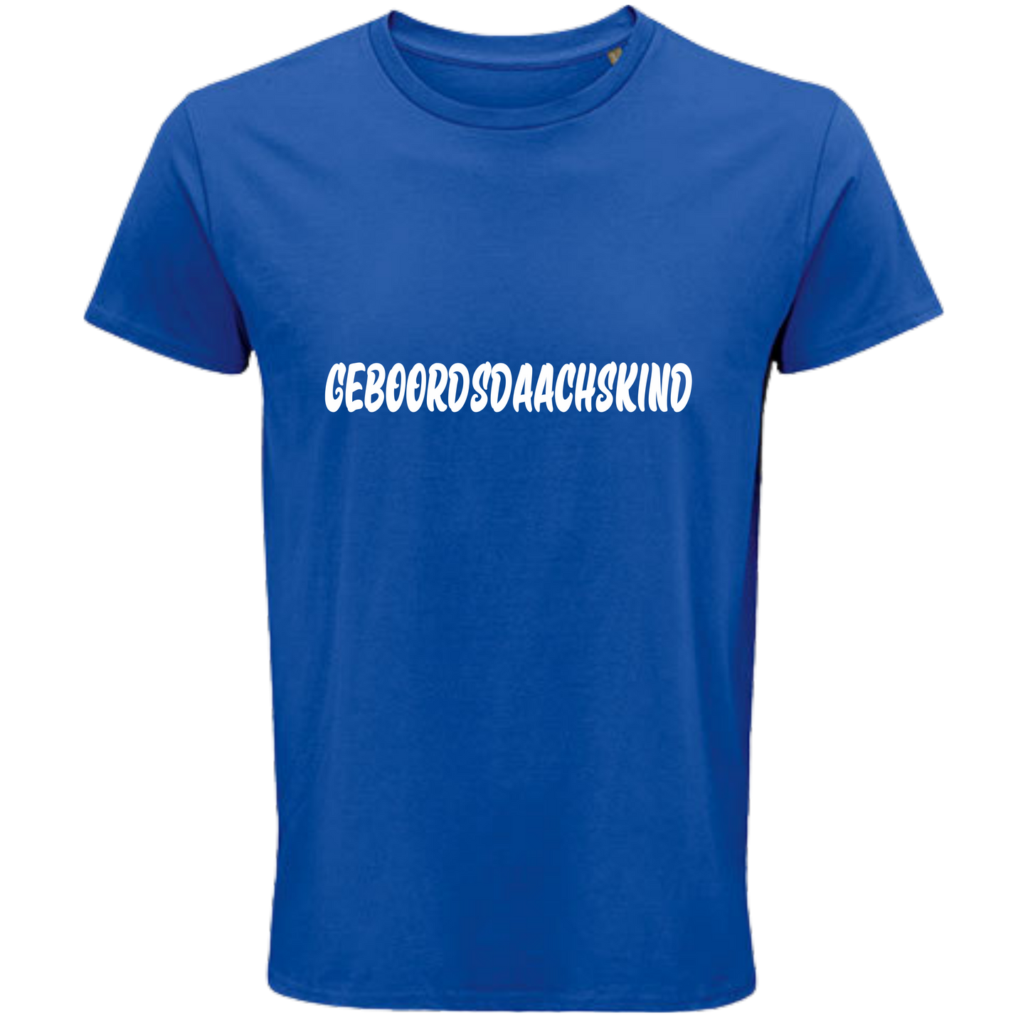 Geboordsdaachskind Shirt - UNISEX - weiße Optik