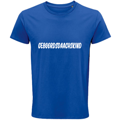 Geboordsdaachskind Shirt - UNISEX - weiße Optik