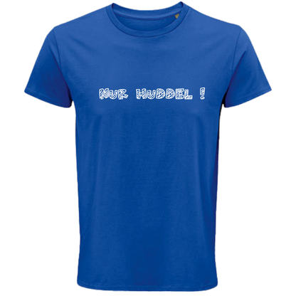 Nur Huddel ! Shirt - UNISEX - weiße Optik