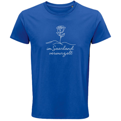Im Saarland verwurzelt Shirt - UNISEX - weiße Optik