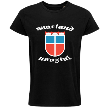 Saarland asozial Shirt No2 - UNISEX - Weiße Optik