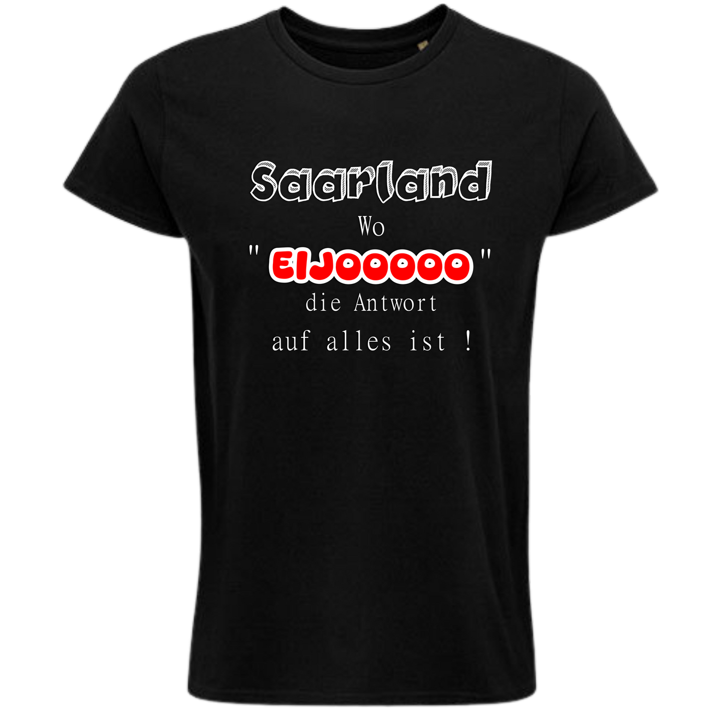 EIJOOOOO Shirt - UNISEX - weiße Optik