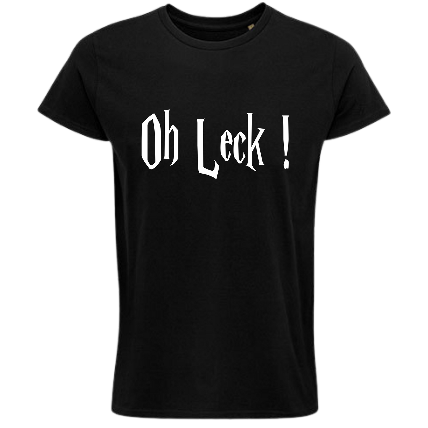 O Leck Shirt - UNISEX - weiße Optik