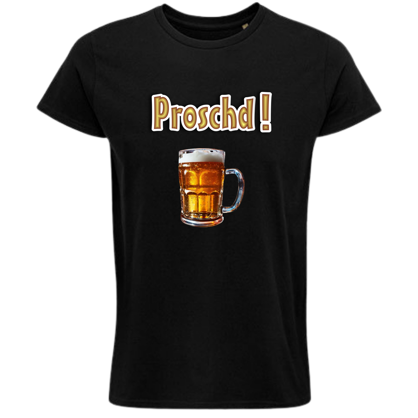 Proschd ! Shirt - UNISEX - weiße Optik