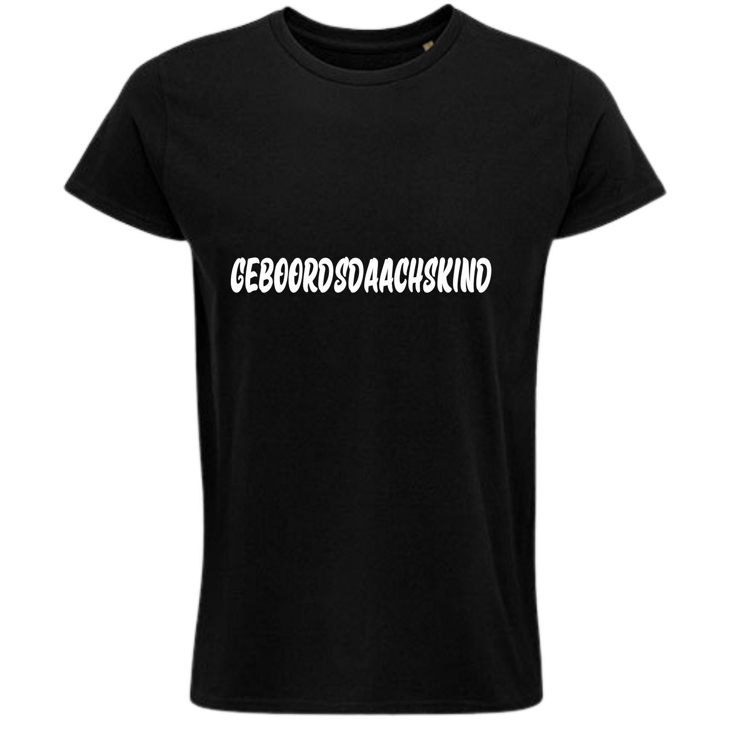 Geboordsdaachskind Shirt - UNISEX - weiße Optik