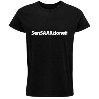 SenSAARtionell Shirt - UNISEX - weiße Optik by Cpt. Maggi