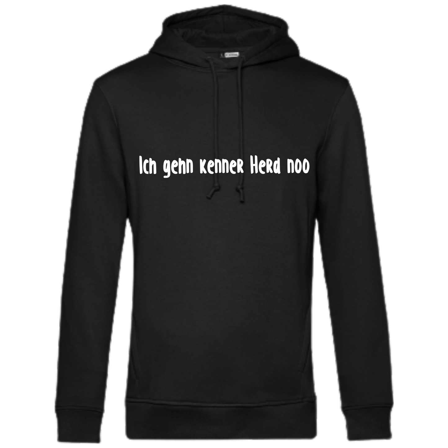 Ich gehn kenner Herd noo Hoodie - UNISEX - Weiße Optik