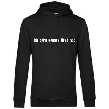 Ich gehn kenner Herd noo Hoodie - UNISEX - Weiße Optik