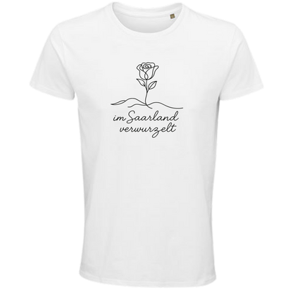 Im Saarland verwurzelt Shirt - UNISEX - schwarze Optik