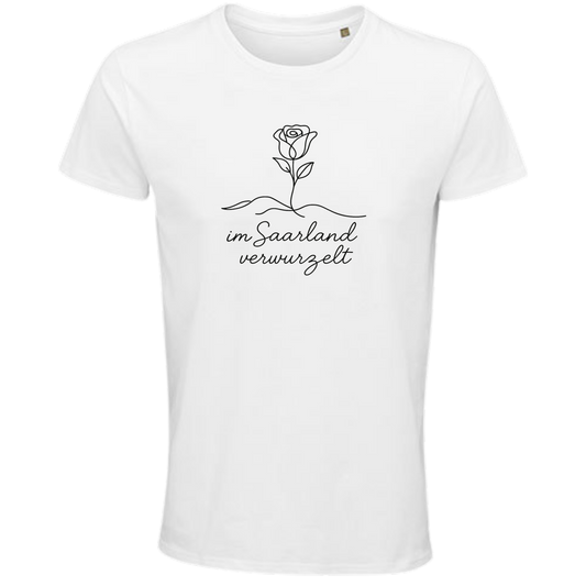 Im Saarland verwurzelt Shirt - UNISEX - schwarze Optik