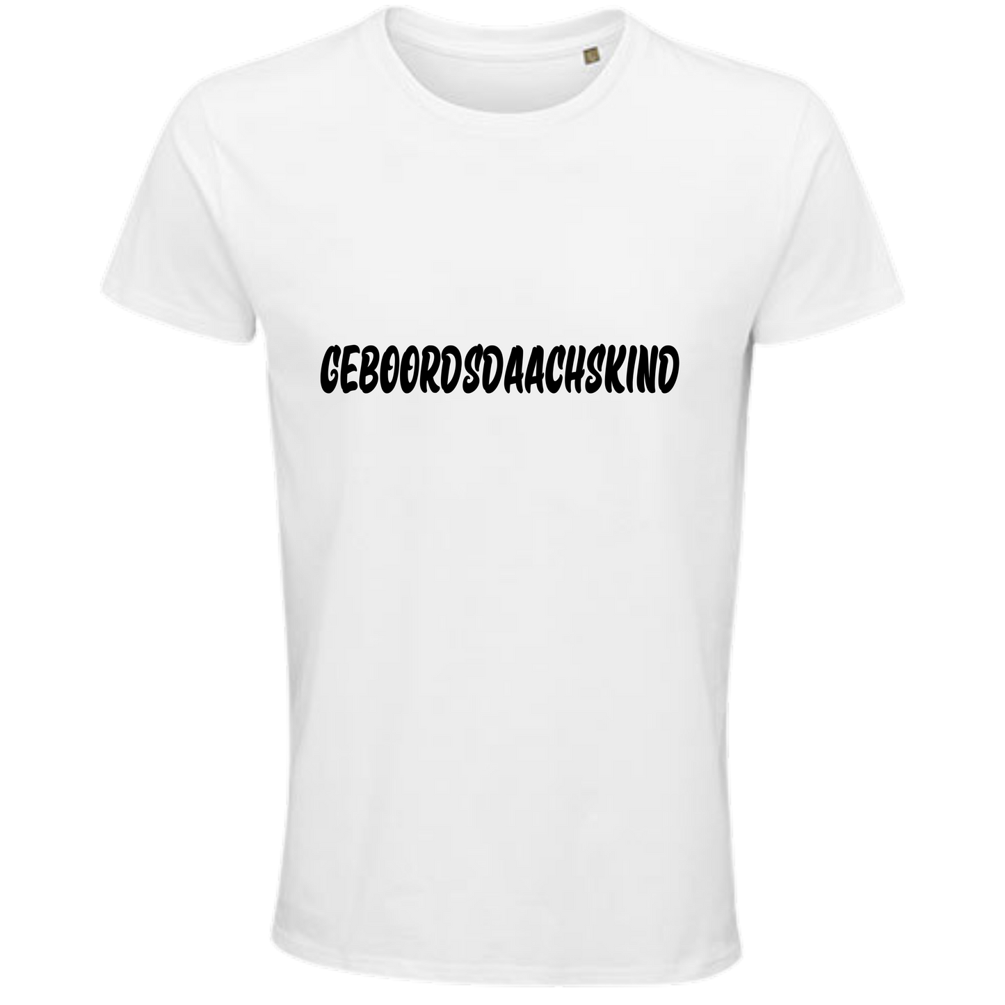 Geboordsdaachskind Shirt - UNISEX - schwarze Optik