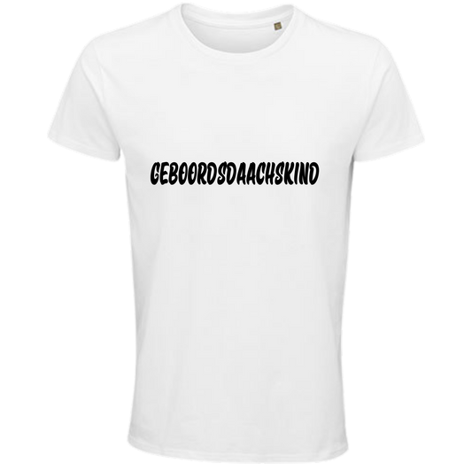 Geboordsdaachskind Shirt - UNISEX - schwarze Optik