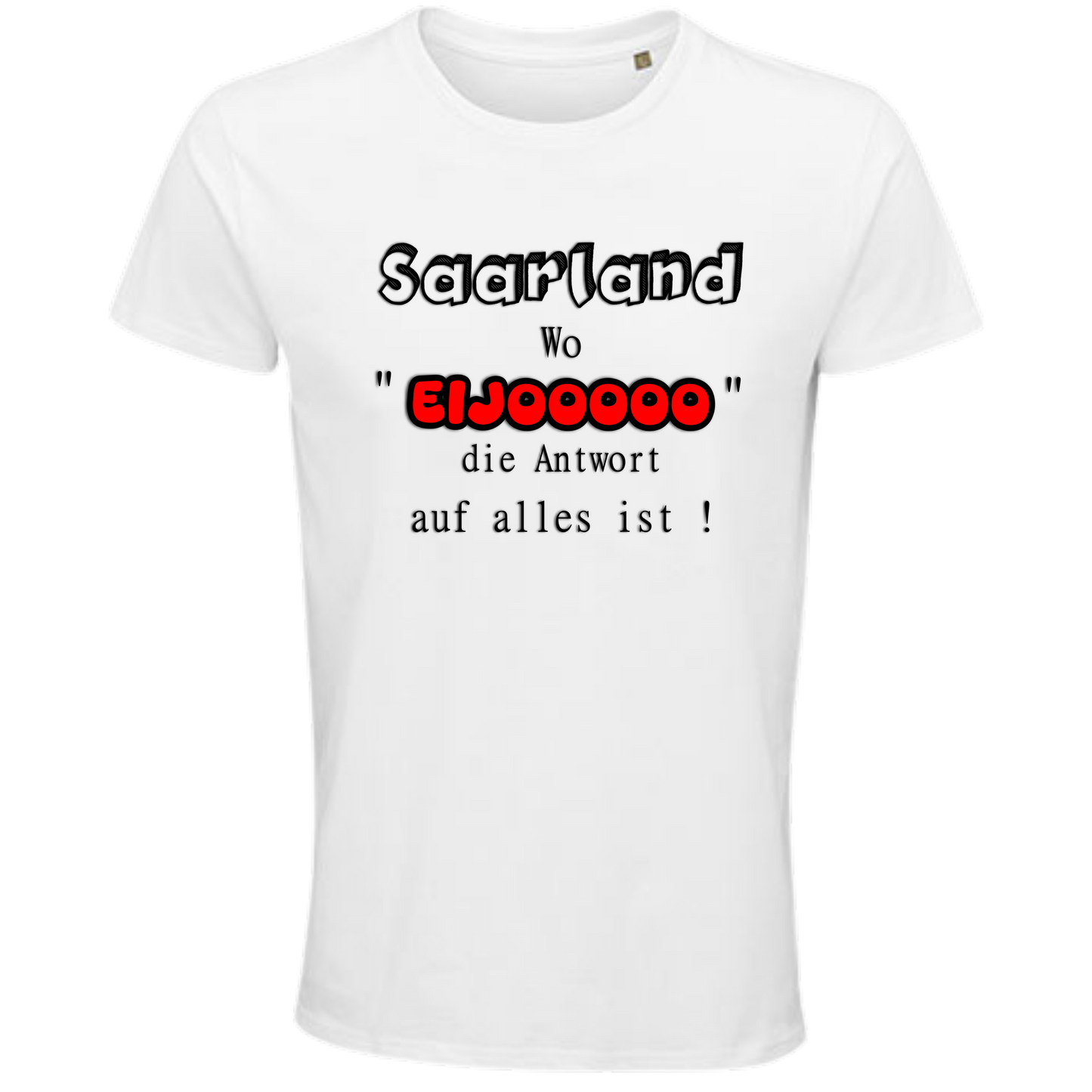 EIJOOOOO Shirt - UNISEX - schwarze Optik