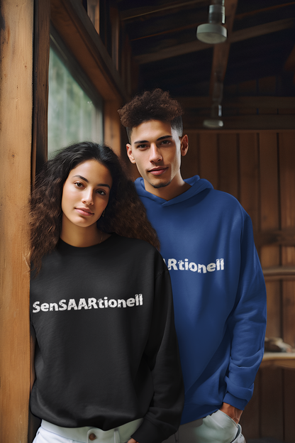 SenSAARtionell Hoodie - UNISEX - Weiße Optik by Cpt. Maggi