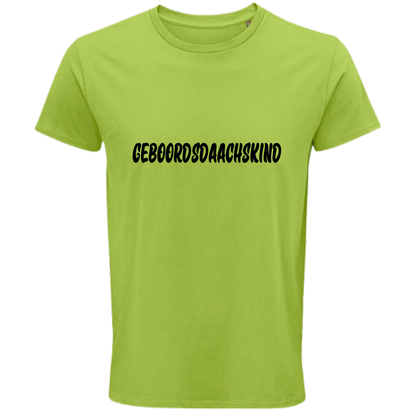 Geboordsdaachskind Shirt - UNISEX - schwarze Optik