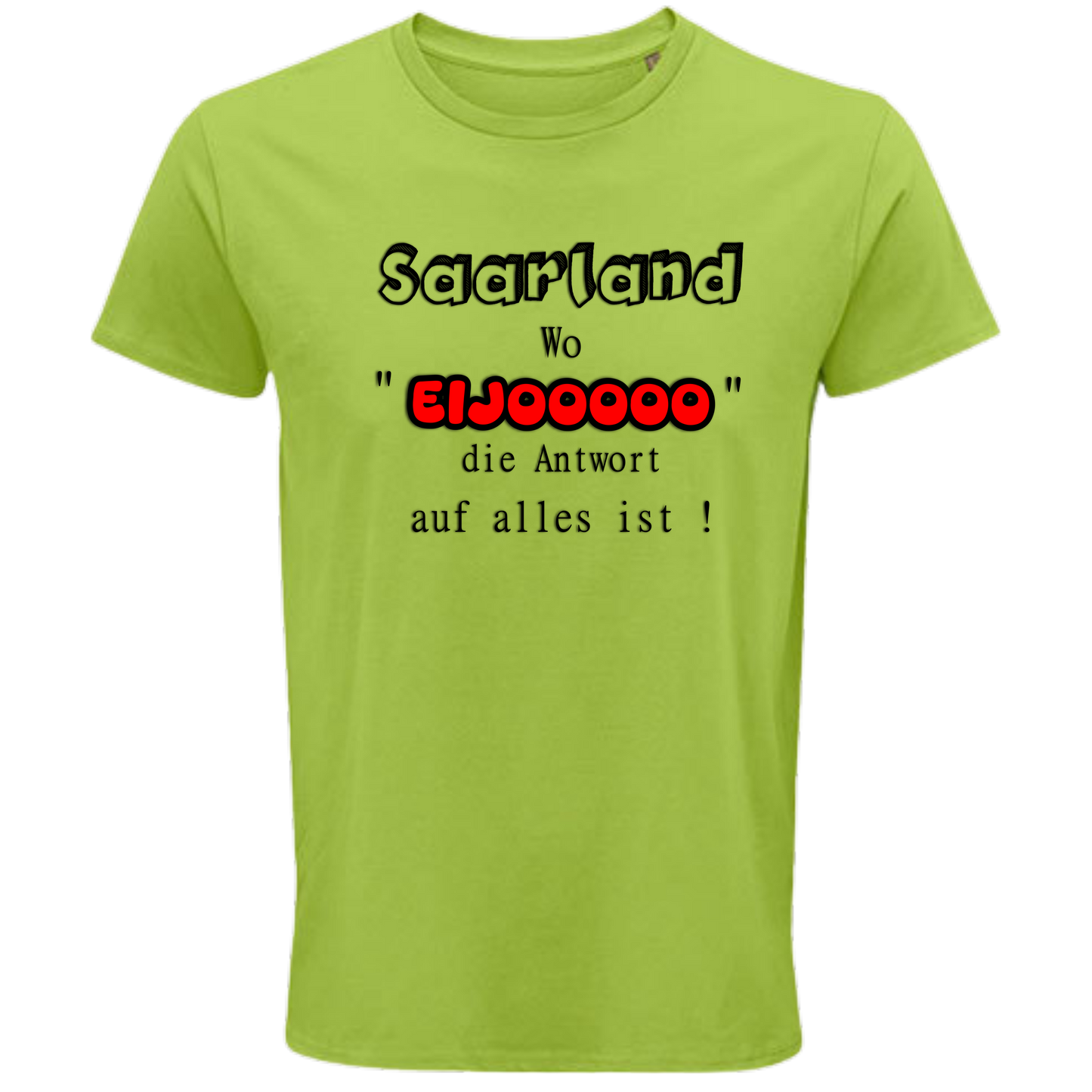 EIJOOOOO Shirt - UNISEX - schwarze Optik