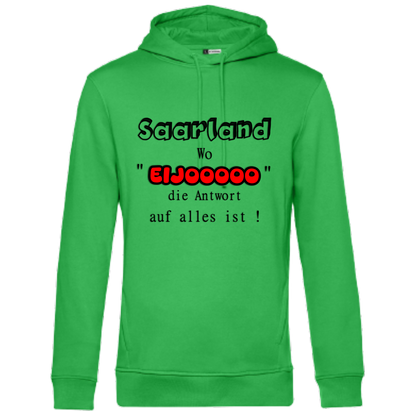 EIJOOOOO Hoodie - UNISEX - Schwarze Optik