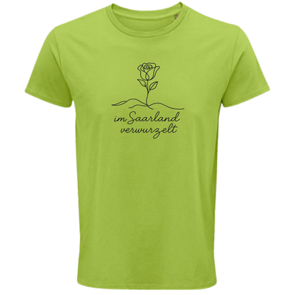 Im Saarland verwurzelt Shirt - UNISEX - schwarze Optik