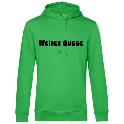 Weider gugge Hoodie - UNISEX - Schwarze Optik