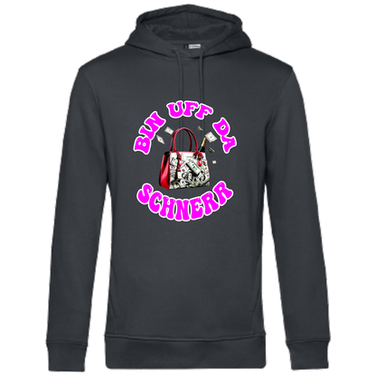 Bin uff da Schnerr Hoodie - UNISEX - Weiße Optik