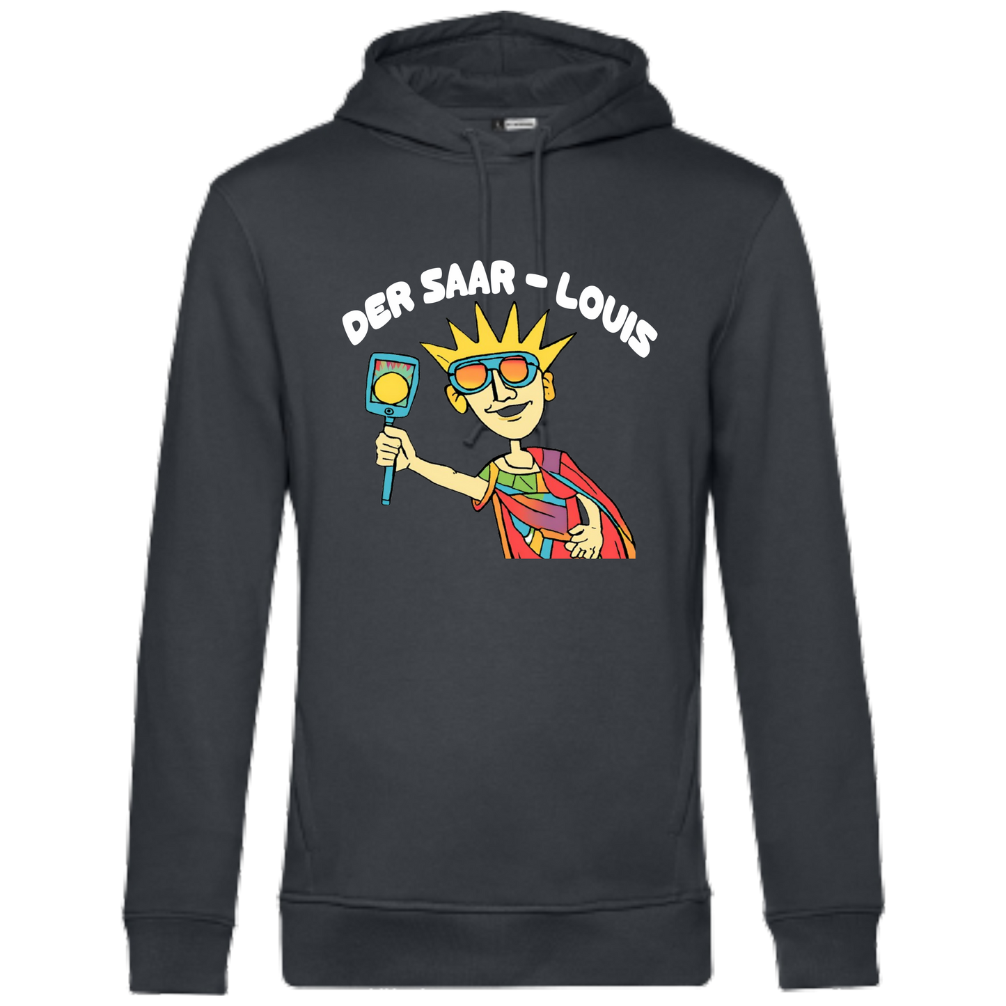 DER SAAR - LOUIS Hoodie - UNISEX - Weiße Optik