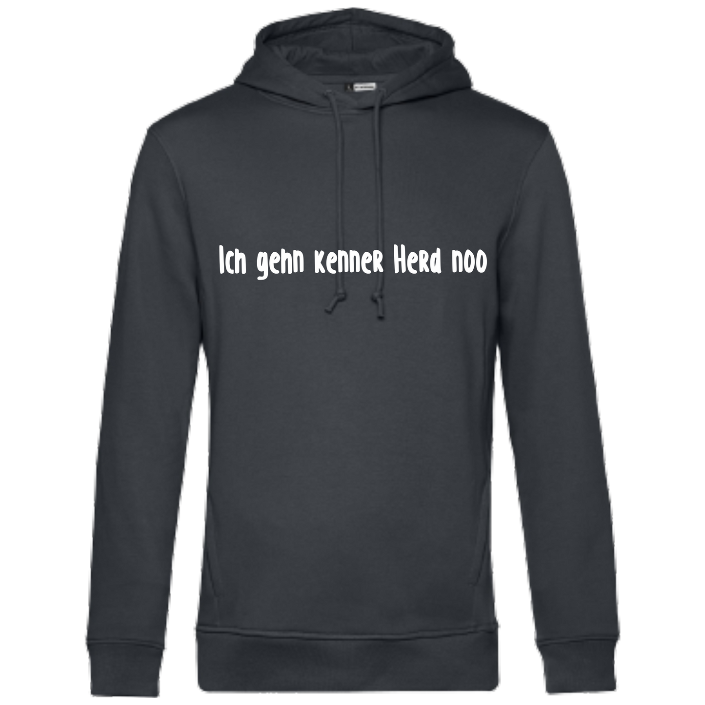 Ich gehn kenner Herd noo Hoodie - UNISEX - Weiße Optik