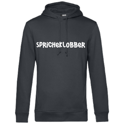 Spricheklobber Hoodie - UNISEX - Weiße Optik