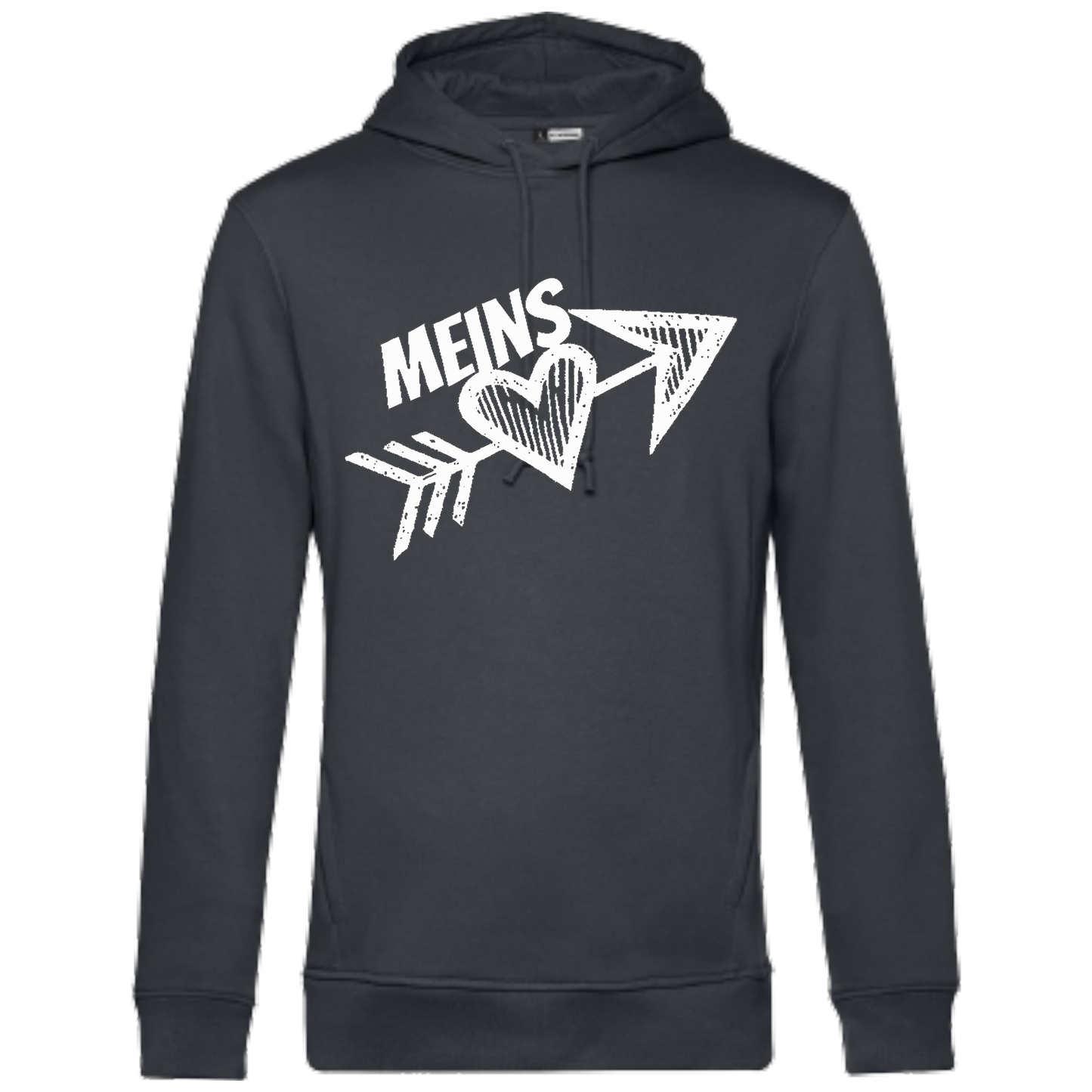 Meins Hoodie - UNISEX - Weiße Optik