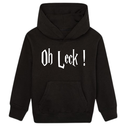 Oh Leck Hoodie Kids weiße Optik