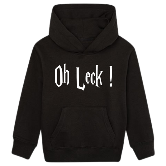 Oh Leck Hoodie Kids weiße Optik