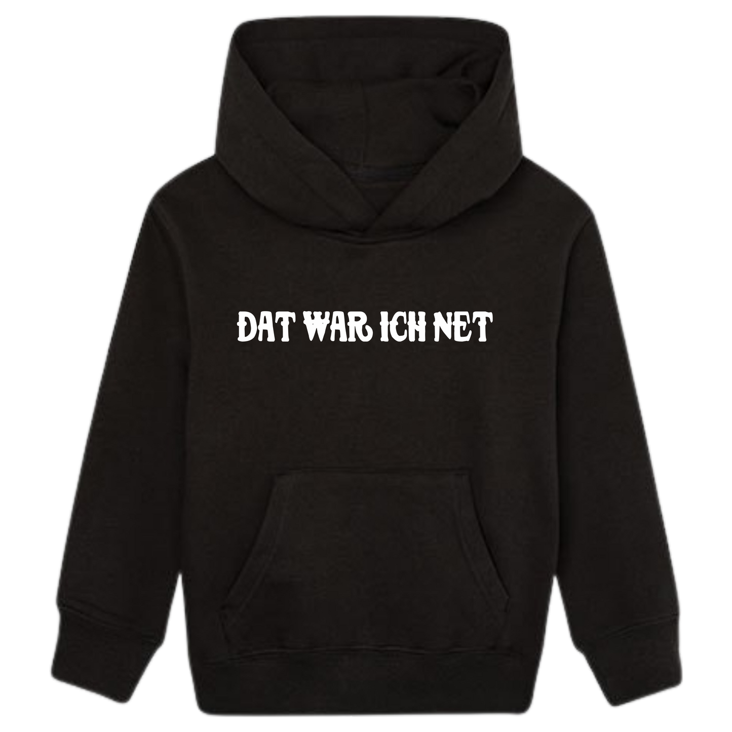 Dat war ich net Hoodie Kids weiße Optik