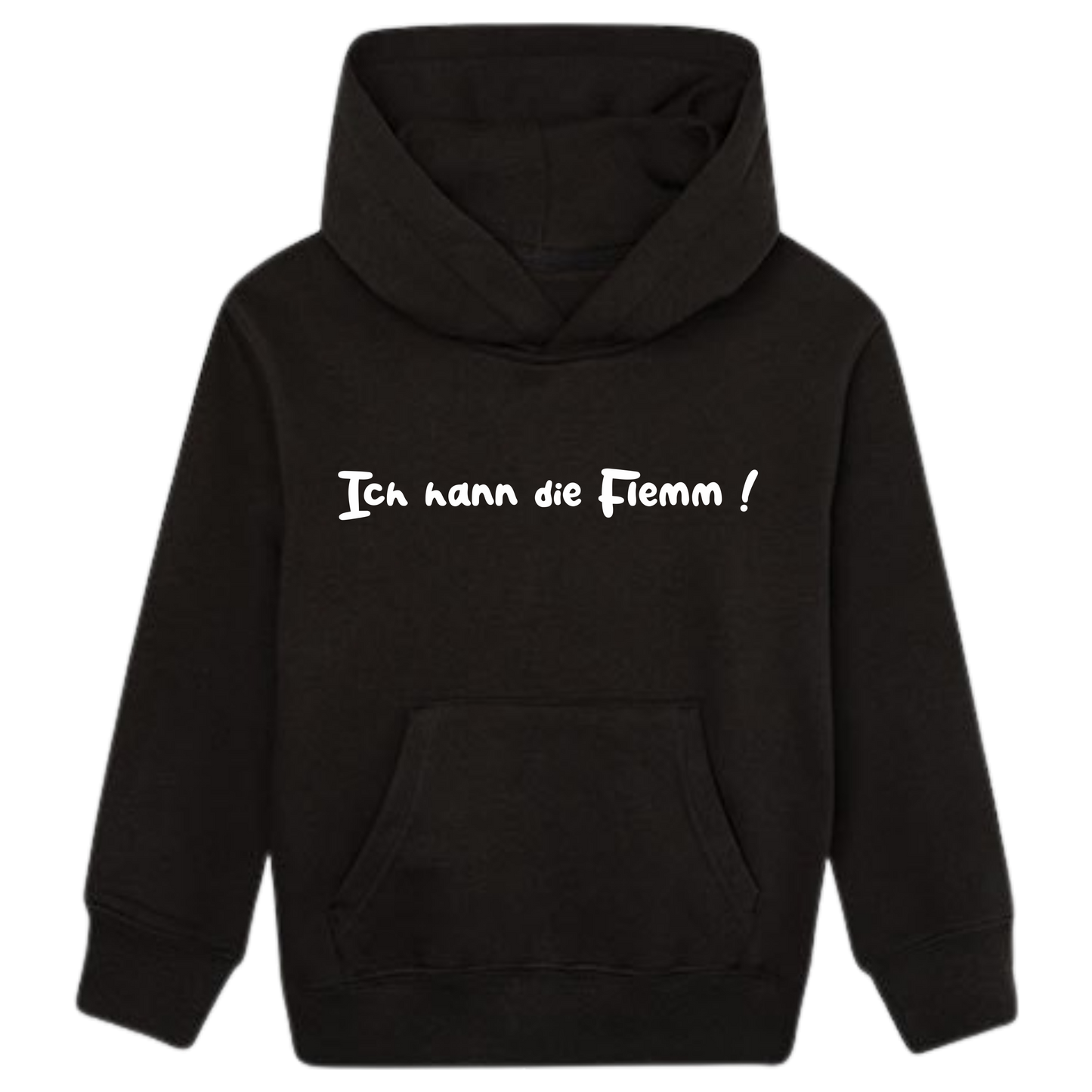 Ich hann die Flemm Hoodie Kids weiße Optik