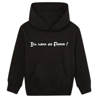 Ich hann die Flemm Hoodie Kids weiße Optik