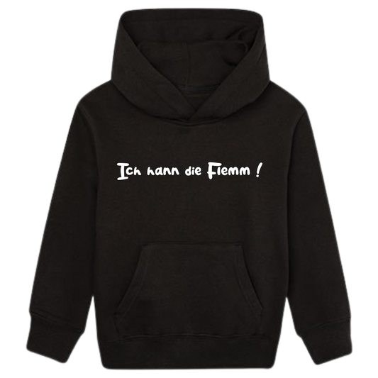 Ich hann die Flemm Hoodie Kids weiße Optik