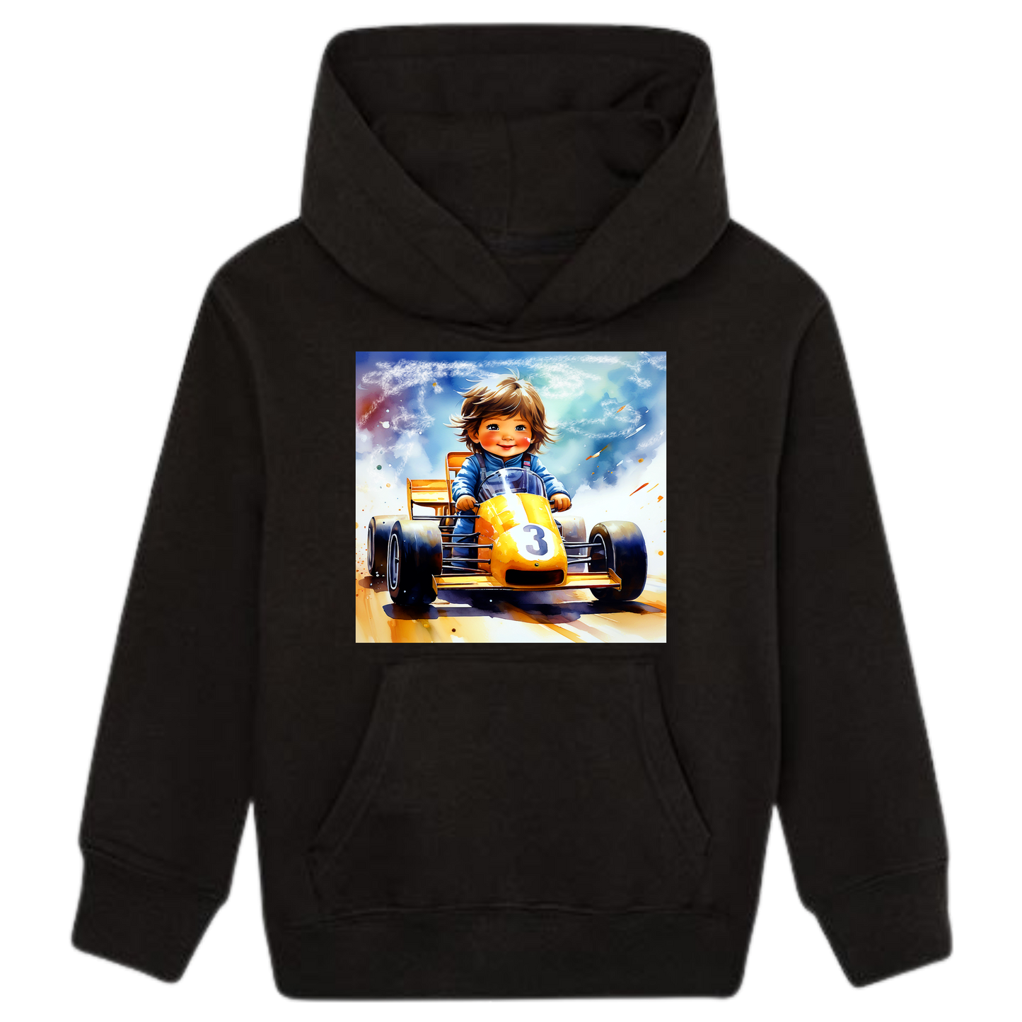 Der Rennfahrer Hoodie Kids