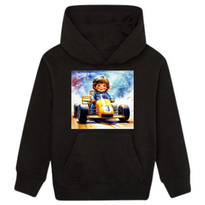 Der Rennfahrer Hoodie Kids