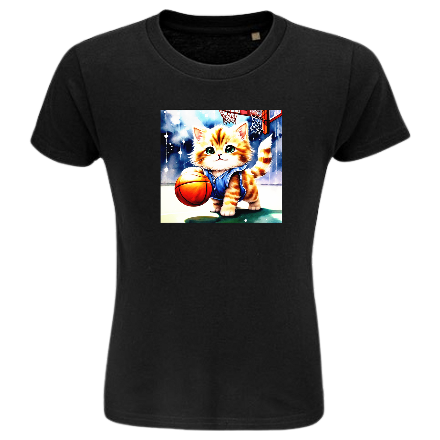 Die Basketballkatze Shirt Kids