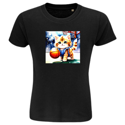 Die Basketballkatze Shirt Kids