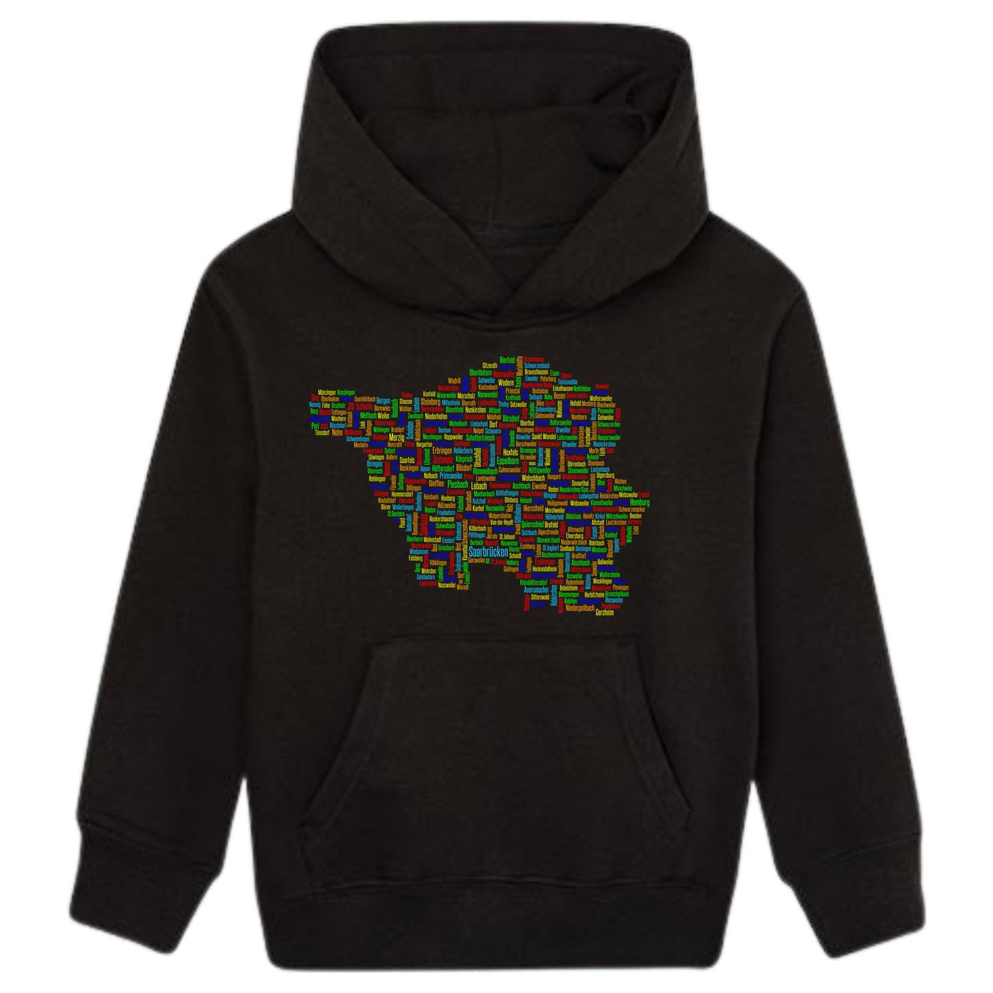 Saarland Original Hoodie Kids Regenbogen Optik