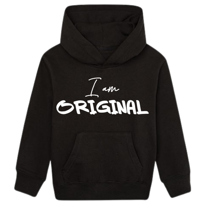 I AM ORIGINAL Hoodie Kids weiße Optik