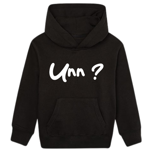 Unn ? Hoodie Kids weiße Optik