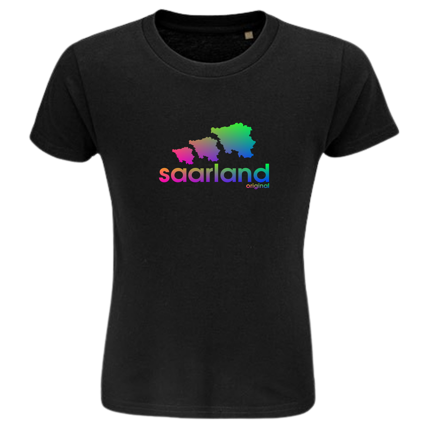 Saarland DREIER Shirt Kids - Unisex - Regenbogen Optik