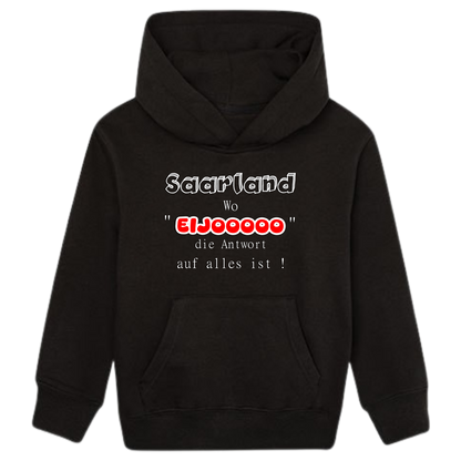 EIJOOOOO Hoodie Kids weiße Optik