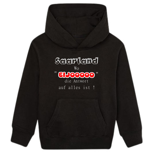 EIJOOOOO Hoodie Kids weiße Optik