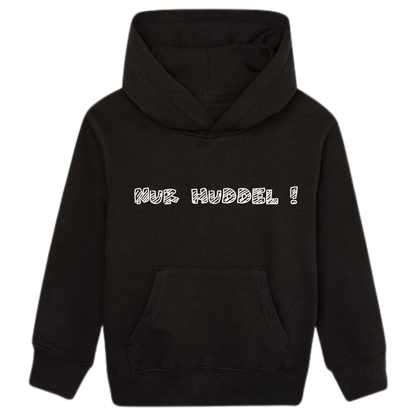 Nur Huddel Hoodie Kids weiße Optik