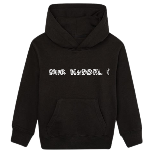 Nur Huddel Hoodie Kids weiße Optik