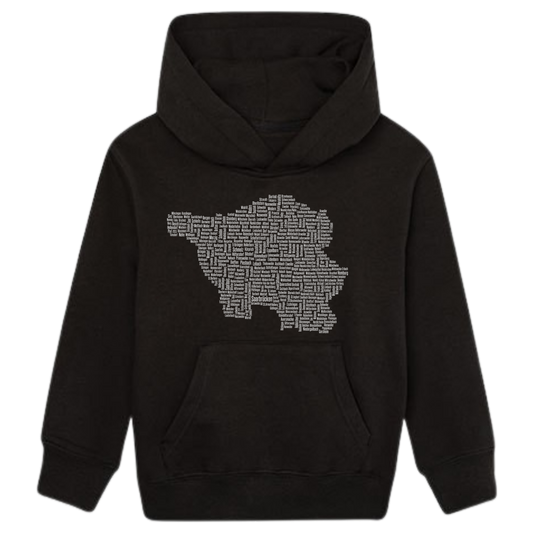 Saarland Original Hoodie Kids weiße Optik