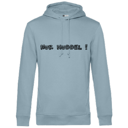 Nur Huddel !  Hoodie - UNISEX - Schwarze Optik