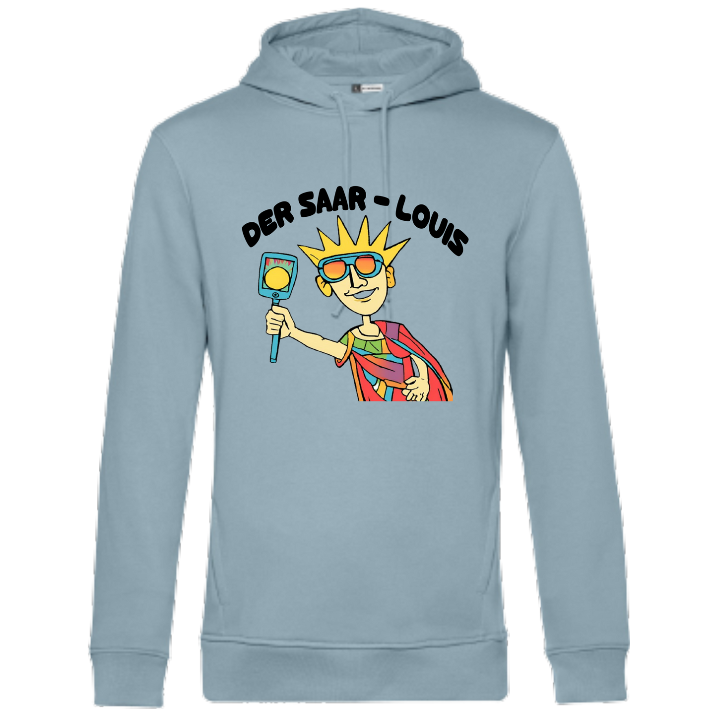 DER SAAR - LOUIS Hoodie - UNISEX - Schwarze Optik