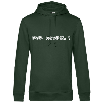 Nur Huddel ! Hoodie - UNISEX - Weiße Optik